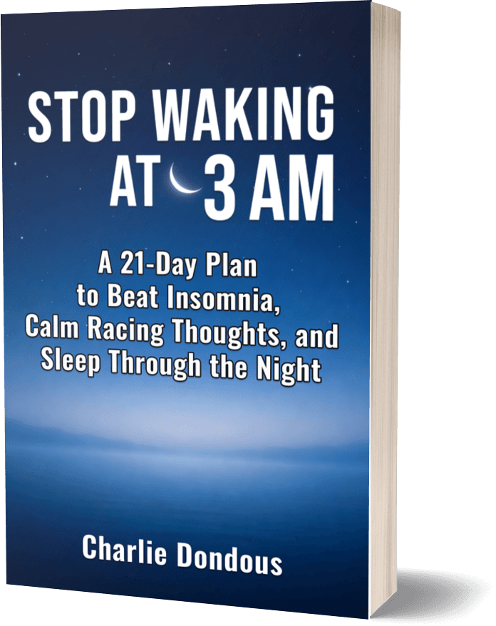 Stop Waking at 3 AM by Charlie Dondous, printed